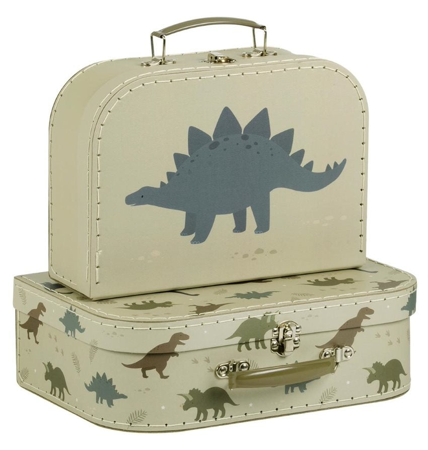 Allc SCDIGR19 Dinosaurs Aufbewahrungsbox – Karton – mit Griff, mit Schnalle – 210 × 95 × 295 mm – 2-teilig