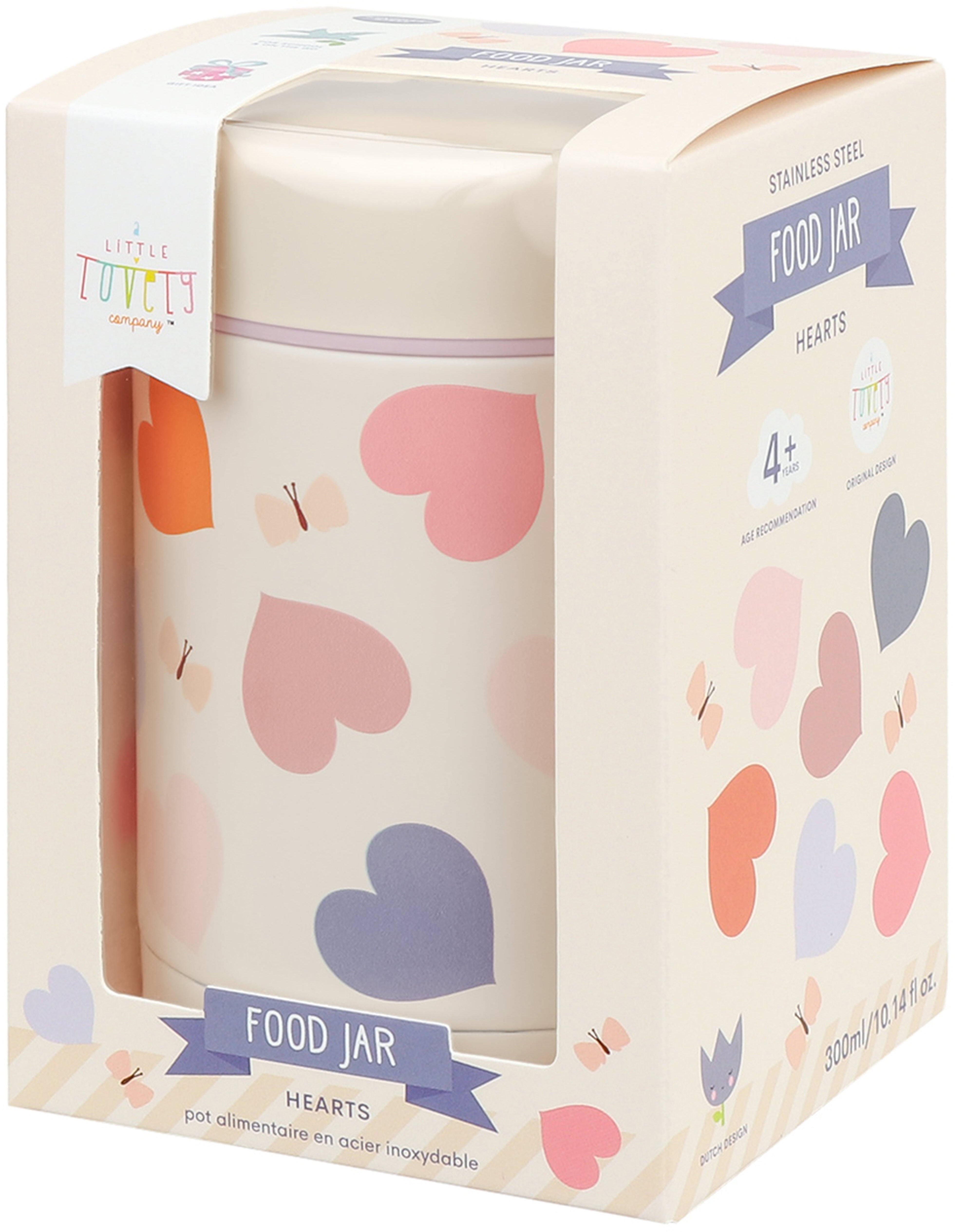 Allc Hearts – Lunchbox, isoliert, auslaufsicher, 8 × 12 × 8 cm