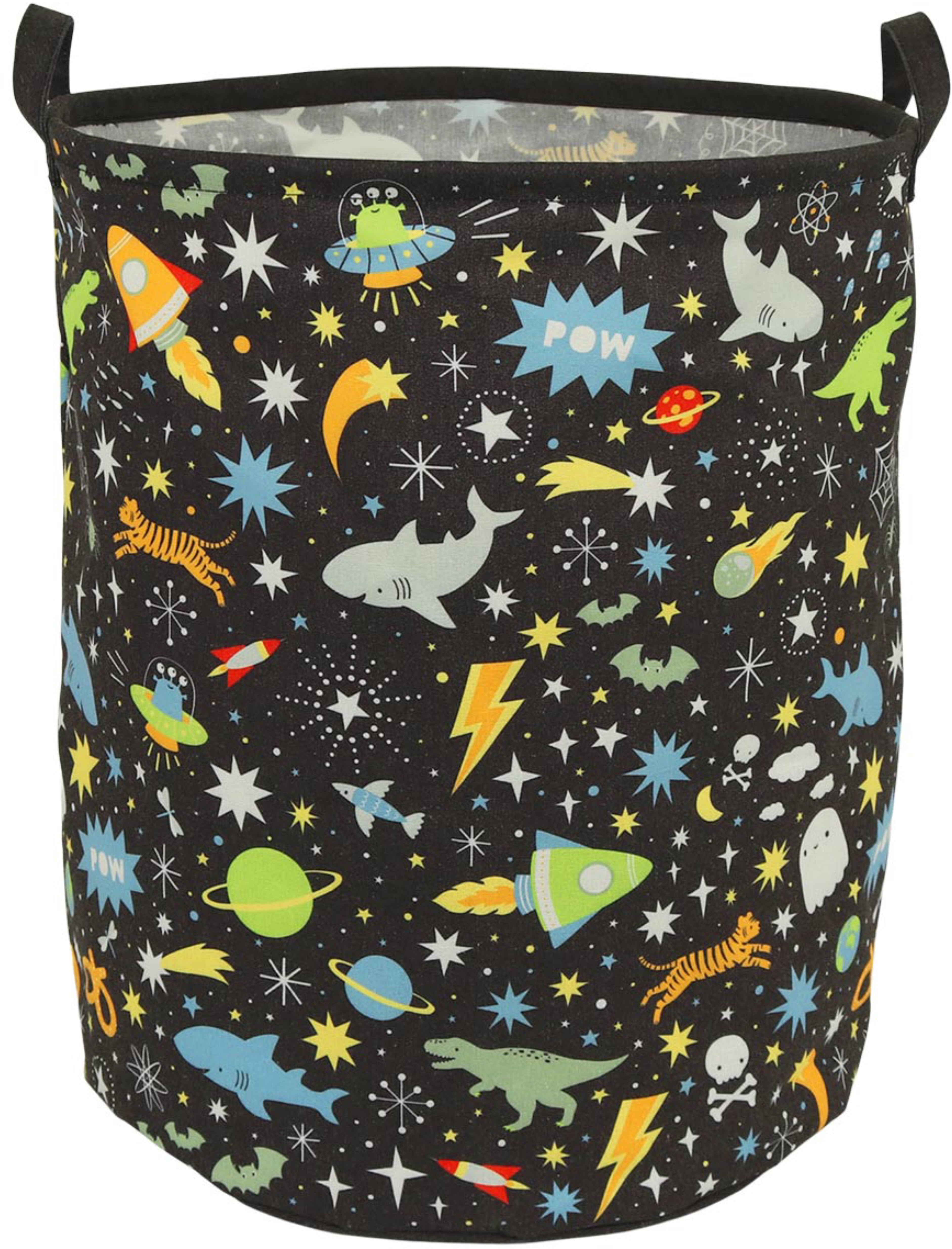 Allc STBAGA30 Galaxy Aufbewahrungskorb – Baumwolle/Polyester – faltbar – 460 × 30 × 460 mm