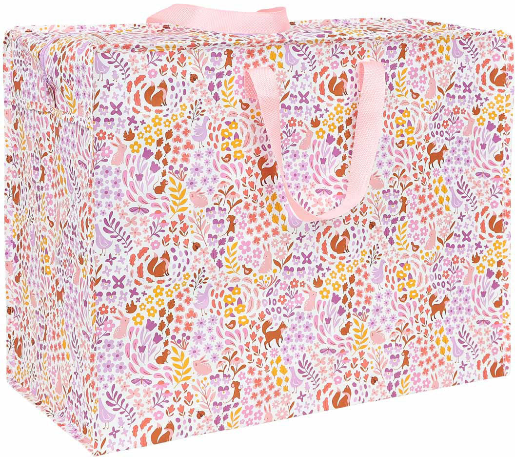 Allc Stofftasche, recyceltes Polypropylen, Motiv Regenbogen, 580×450×280 mm