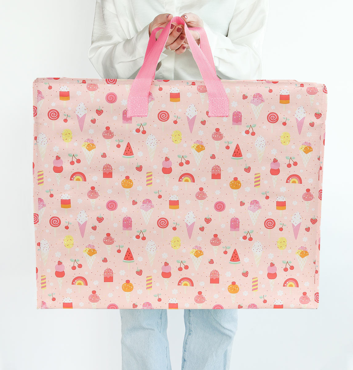 ALLC STXLIC24 – Reisetasche, Handgepäck geeignet, Ice-cream, 2 × 56 × 58 cm
