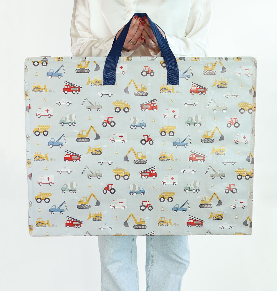 Allc STXLVE25 – Reisetasche, rPET, Fahrzeugmuster, 46 × 25 × 22,5 cm