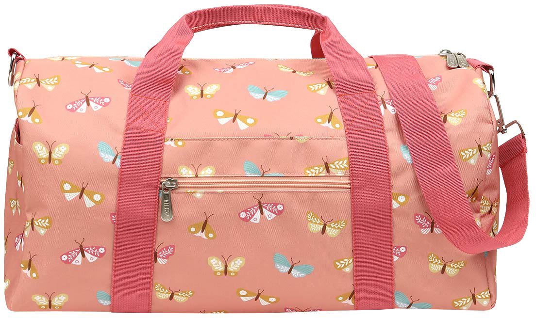 ALLC TBBUPI05 – Reisetasche, 26 l, Polyester, Motiv Schmetterlinge, 24,5 × 5 × 48 cm