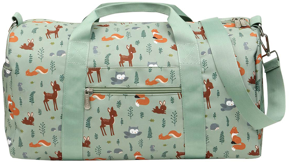 Allc TBFFMI04 – Reisetasche, 26 l, Polyester, Motiv Forest Friends, 24,5 × 48 × 5 cm