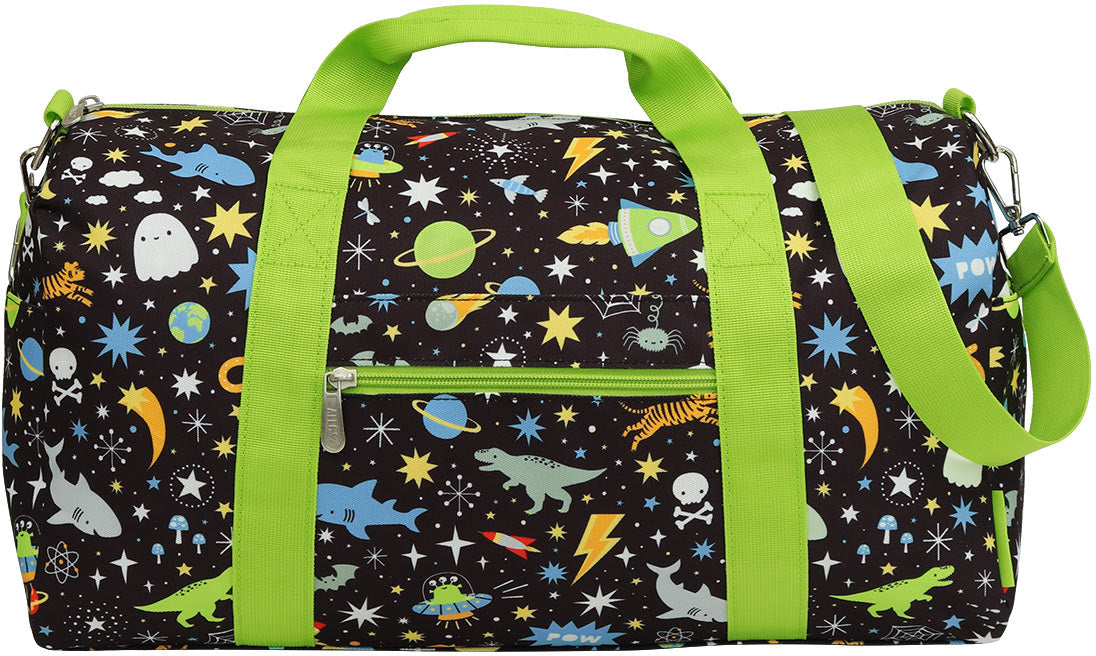 Allc Reisetasche, Handgepäck geeignet, Schwarz, Galaxy, 46 × 25 × 22.5 cm