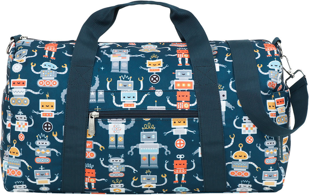 ALLC TBROBU17 – Reisetasche, Handgepäck geeignet, Motiv Roboter, 46 × 25 × 22.5 cm