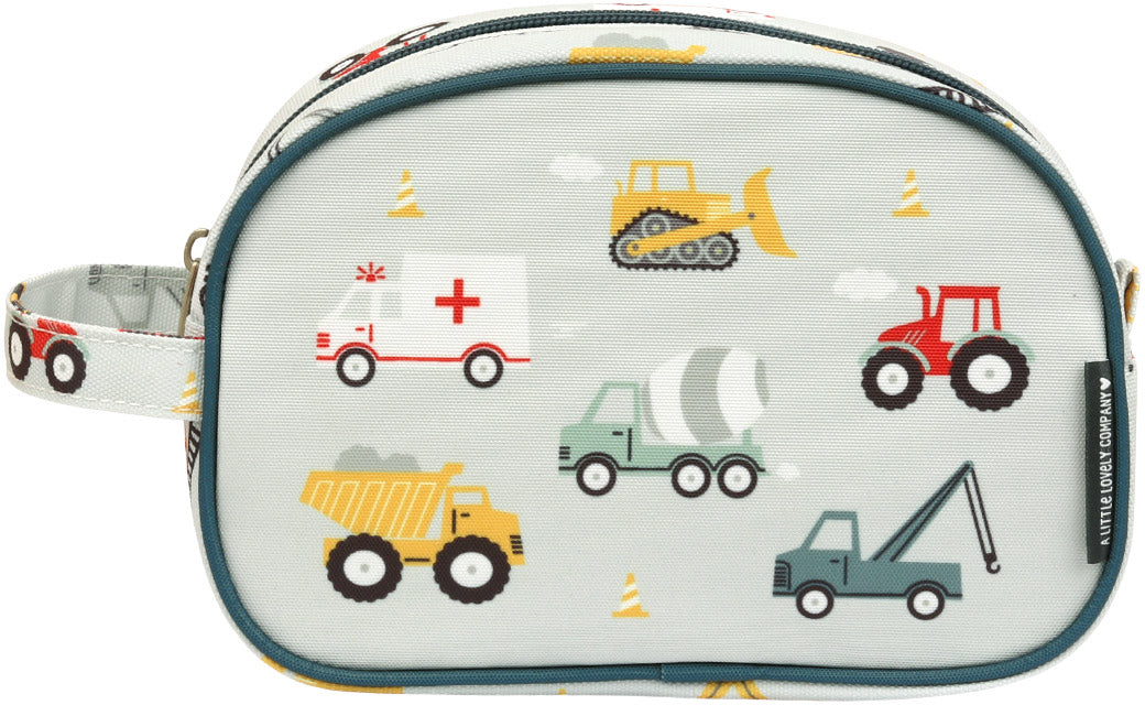 Allc TOVEBU01 – Kulturbeutel, Polyester, Motiv Fahrzeuge, 15,5 × 5 × 25 cm