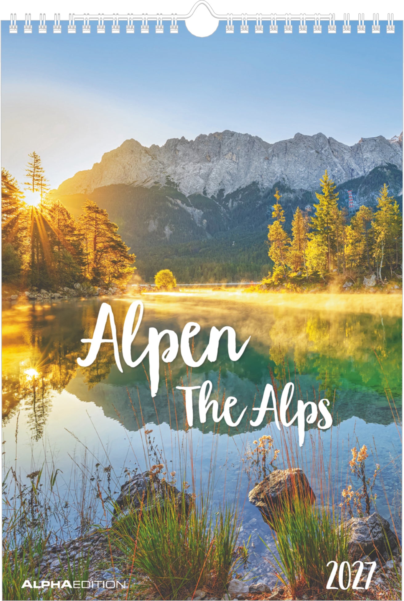 Alpha edition Alpen – Bildkalender 2027 – 23,7 × 34 cm