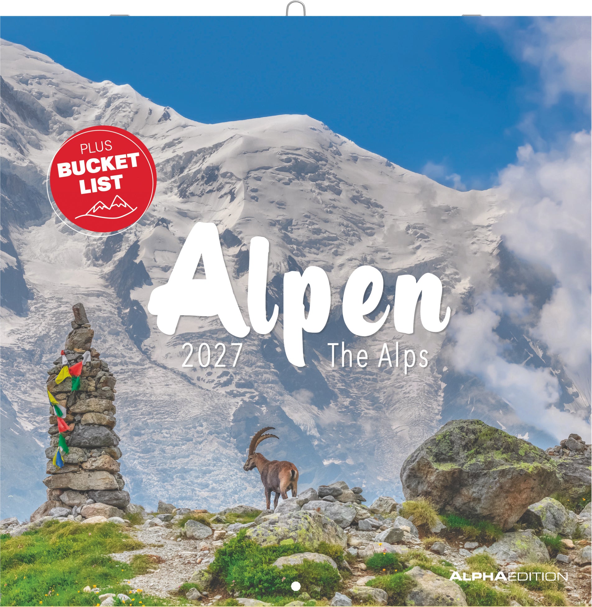 Alpha edition Alpen ML – Bildkalender 2027 – 30 × 30 cm