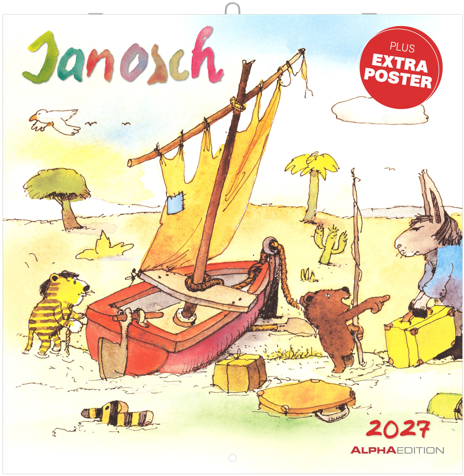 Alpha Edition Janosch ML – Bildkalender 2027 – 30 × 30 cm