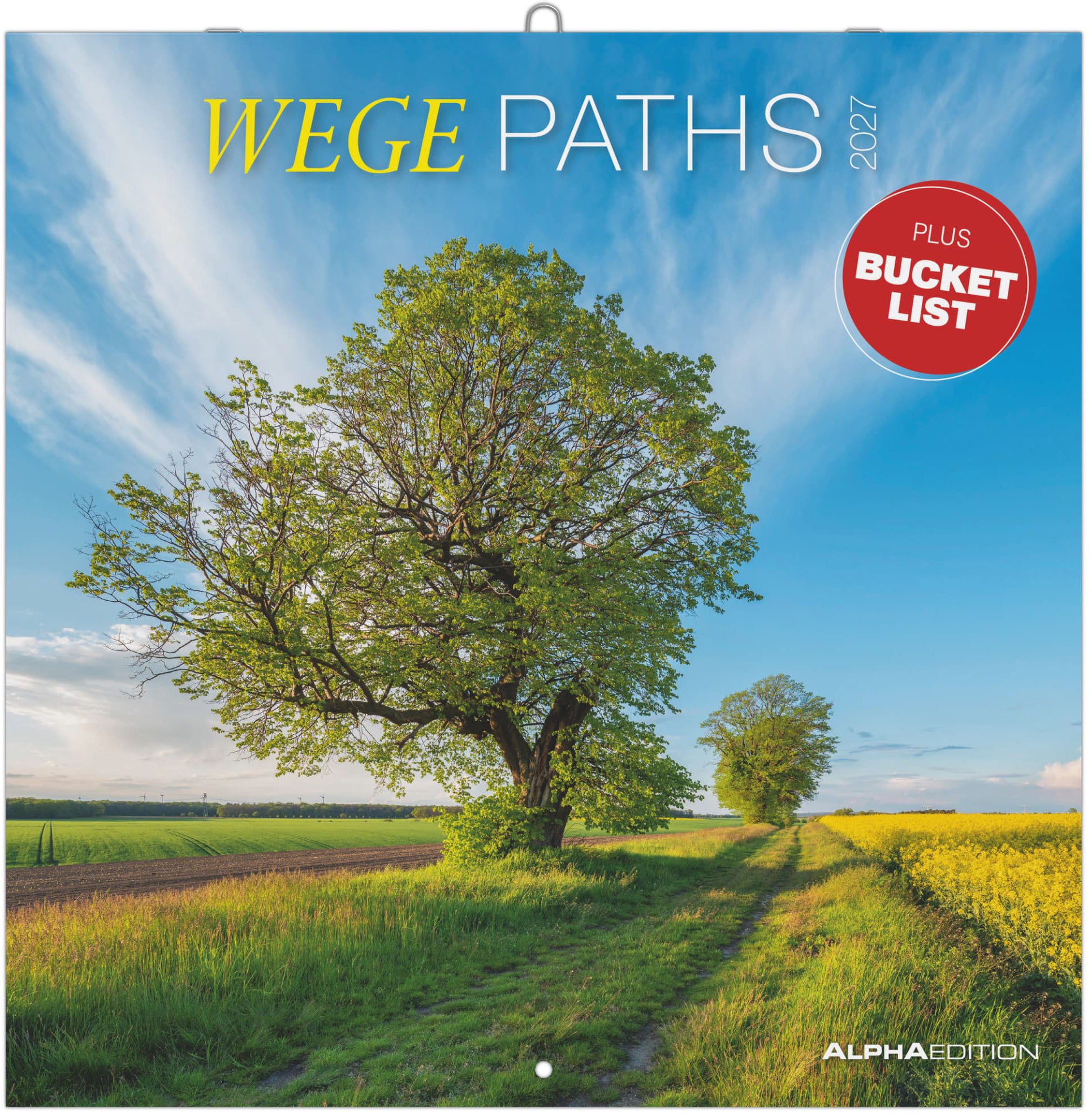 Alpha Edition Wege – Bildkalender 2027 – 30,3 × 31 cm