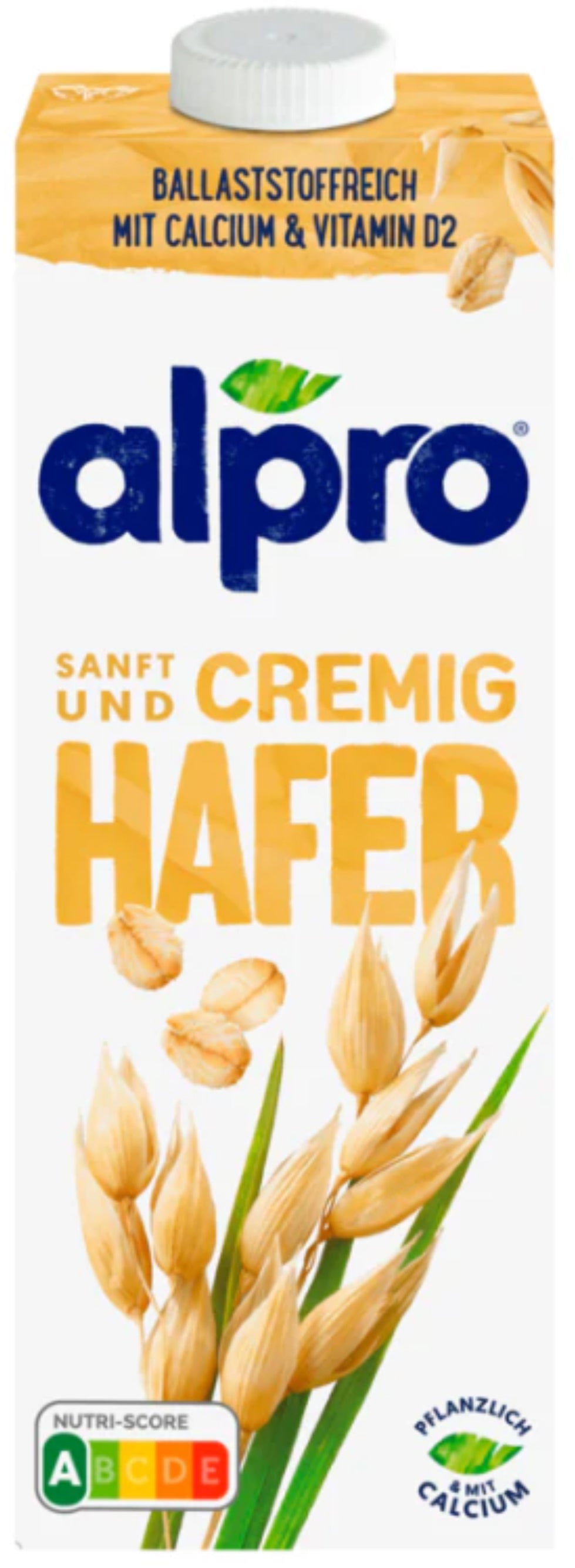 Alpro Haferdrink, ohne Zuckerzusatz – 1 l