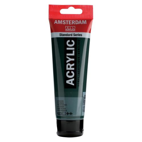 Royal Talens Amsterdam Acrylfarbe – Saftgrün 623 – 120 ml Tube