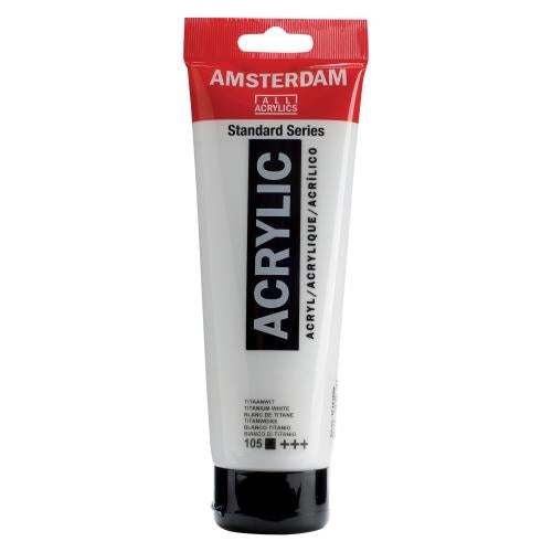 Royal Talens Amsterdam Acrylfarbe – Titanweiss – 250 ml Tube