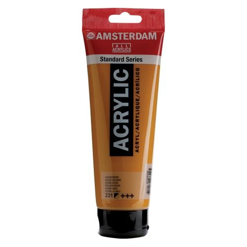 Royal Talens AMSTERDAM Acrylfarbe – Goldocker – 250 ml, Tube