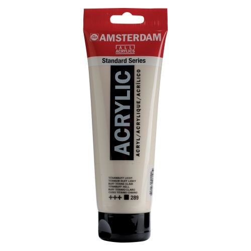 Royal Talens Amsterdam Acrylfarbe – Titanbuff Hell 289 – 250 ml (Tube)