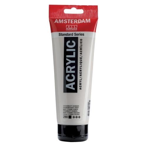 Royal Talens AMSTERDAM Acrylfarbe – Dunkel Titanbuff 290 – 250 ml