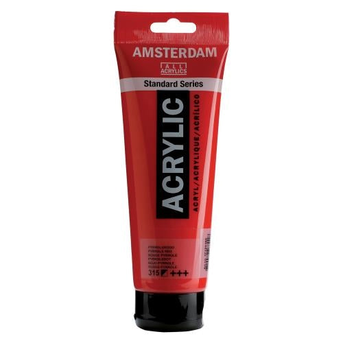 Royal Talens AMSTERDAM Acrylfarbe – Pyrrolrot – Tube, 250 ml