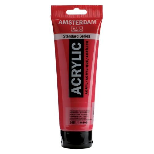 Royal Talens AMSTERDAM Acrylfarbe – Purpur 348 – 250 ml, Tube