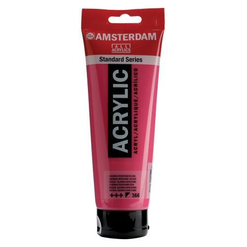 Royal Talens AMSTERDAM Acrylfarbe – Chinacridrosa 366 – 250 ml (Tube)