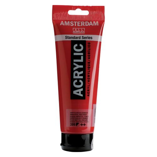 Royal Talens AMSTERDAM Acrylfarbe – Naphtolrot dunkel – 250 ml, Tube
