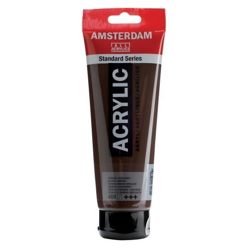 Royal Talens Amsterdam Acrylfarbe – Umbra gebrannt 409 – Tube, 250 ml