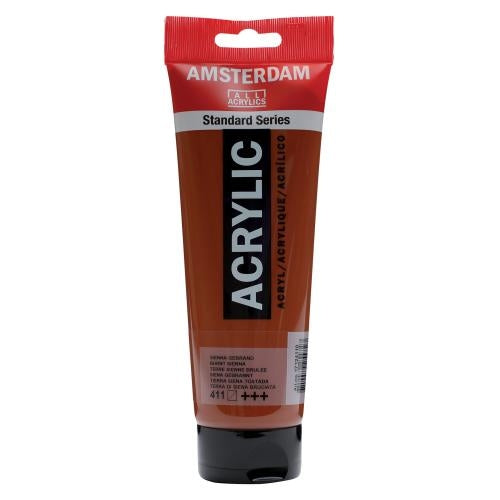 Royal Talens Amsterdam Acrylfarbe – Siena gebrannt 411 – 250 ml Tube