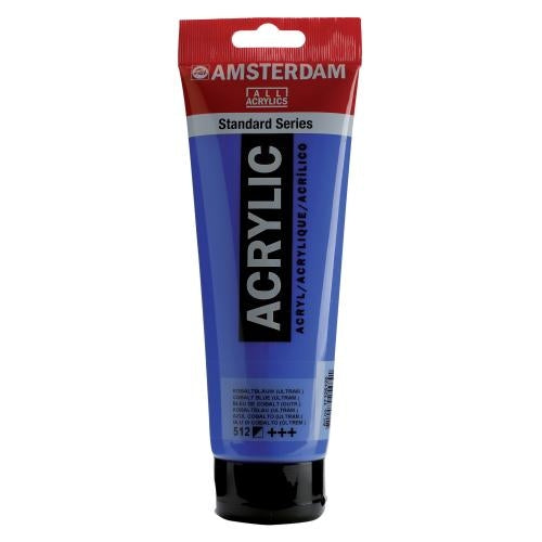Royal Talens AMSTERDAM Acrylfarbe – Kobaltblau Ultramarin 512 – 250 ml