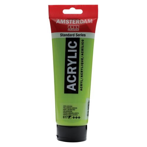 Royal Talens AMSTERDAM Acrylfarbe – Gelbgrün 617 – 250 ml Tube