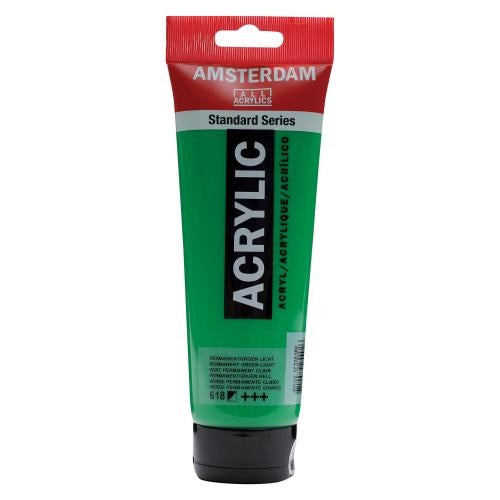 Royal Talens AMSTERDAM Acrylfarbe – Permanentgrün 618 – 250 ml