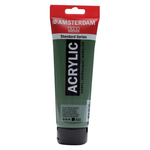 Royal Talens AMSTERDAM Acrylfarbe – Dunkelolivgrün – Tube, 250 ml