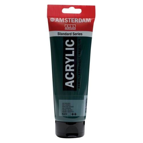 Royal Talens Amsterdam Acrylfarbe – Saftgrün 623 – 250 ml (Tube)