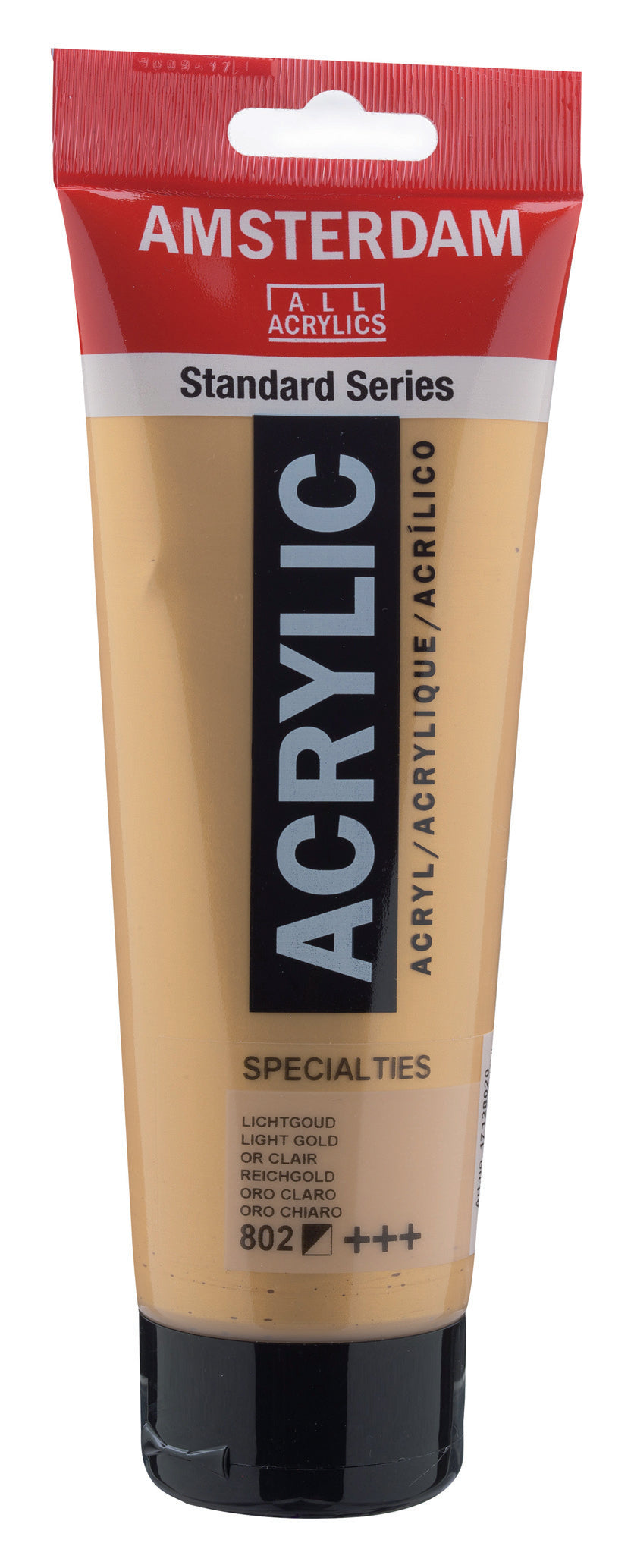 Royal Talens AMSTERDAM Acrylfarbe – Reichgold 802 – 250 ml, Tube