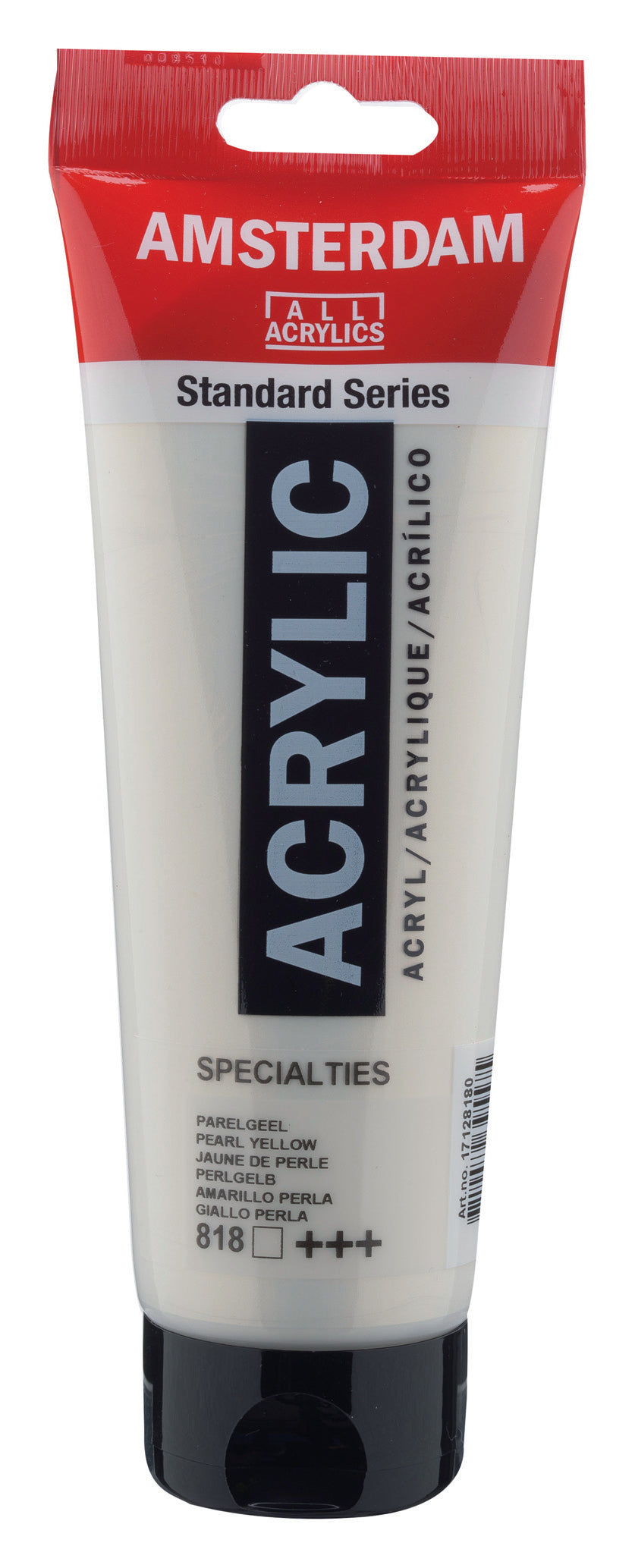 Royal Talens AMSTERDAM Acrylfarbe – Perlgelb 818 – 250 ml, Tube