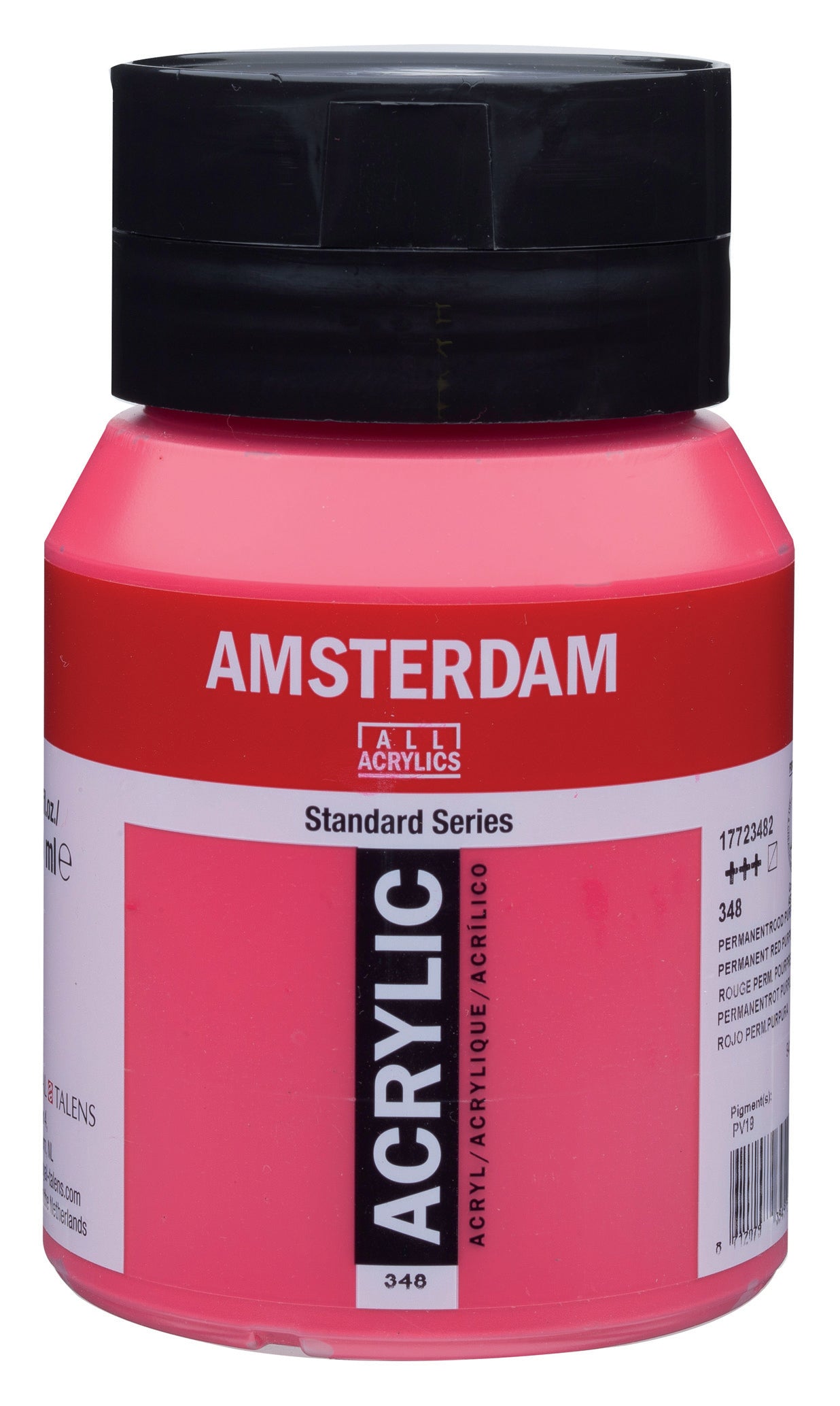 Royal Talens AMSTERDAM Acrylfarbe – Permanent Rot Purpur 348 – 500 ml