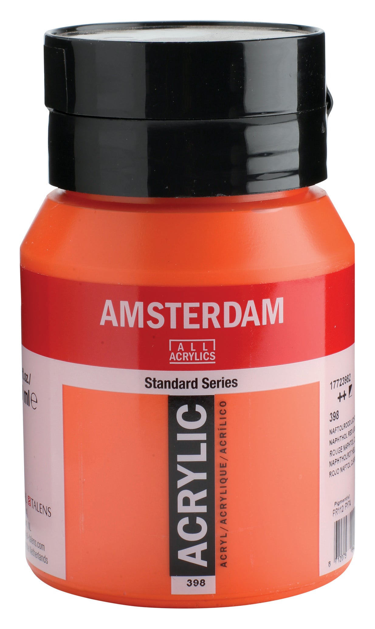 Royal Talens AMSTERDAM Acrylfarbe – Naphtolrot hell – 500 ml