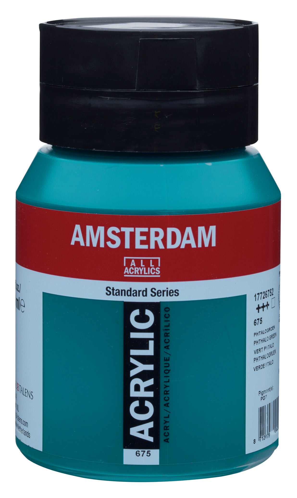 Royal Talens AMSTERDAM Acrylfarbe – Phthalogrün 675 – 500 ml