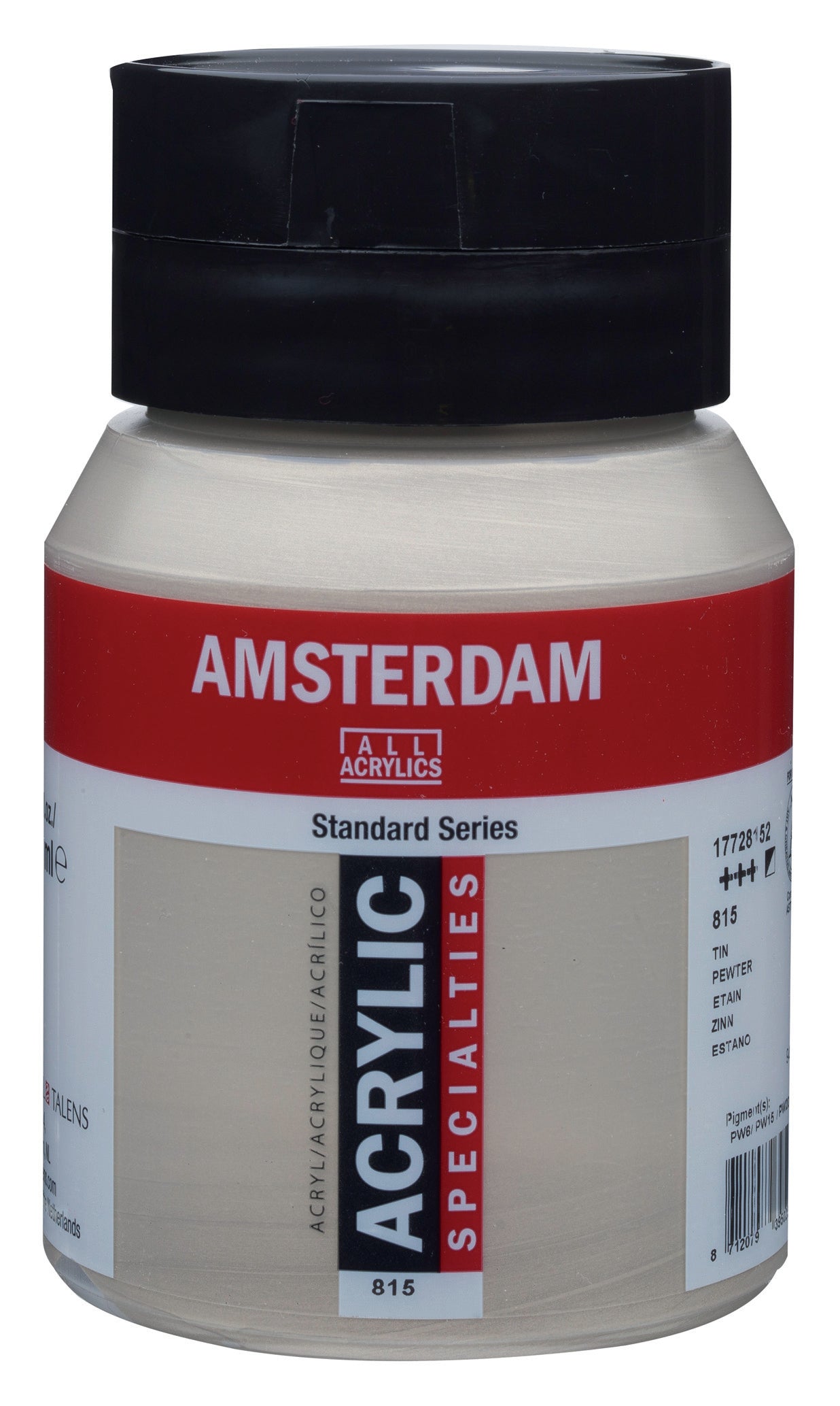 Royal Talens AMSTERDAM Acrylfarbe – Zinn 815 – 500 ml