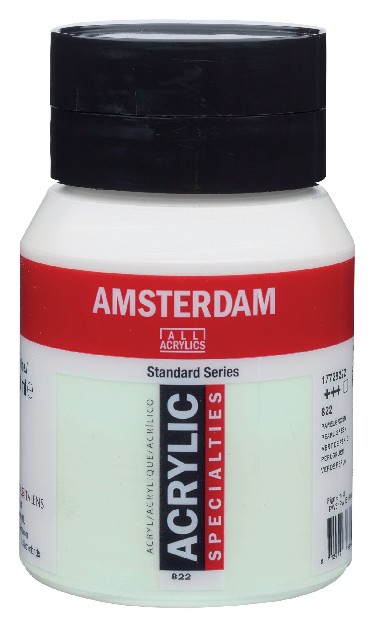 Royal Talens AMSTERDAM Acrylfarbe – Perlgrün 822 – 500 ml