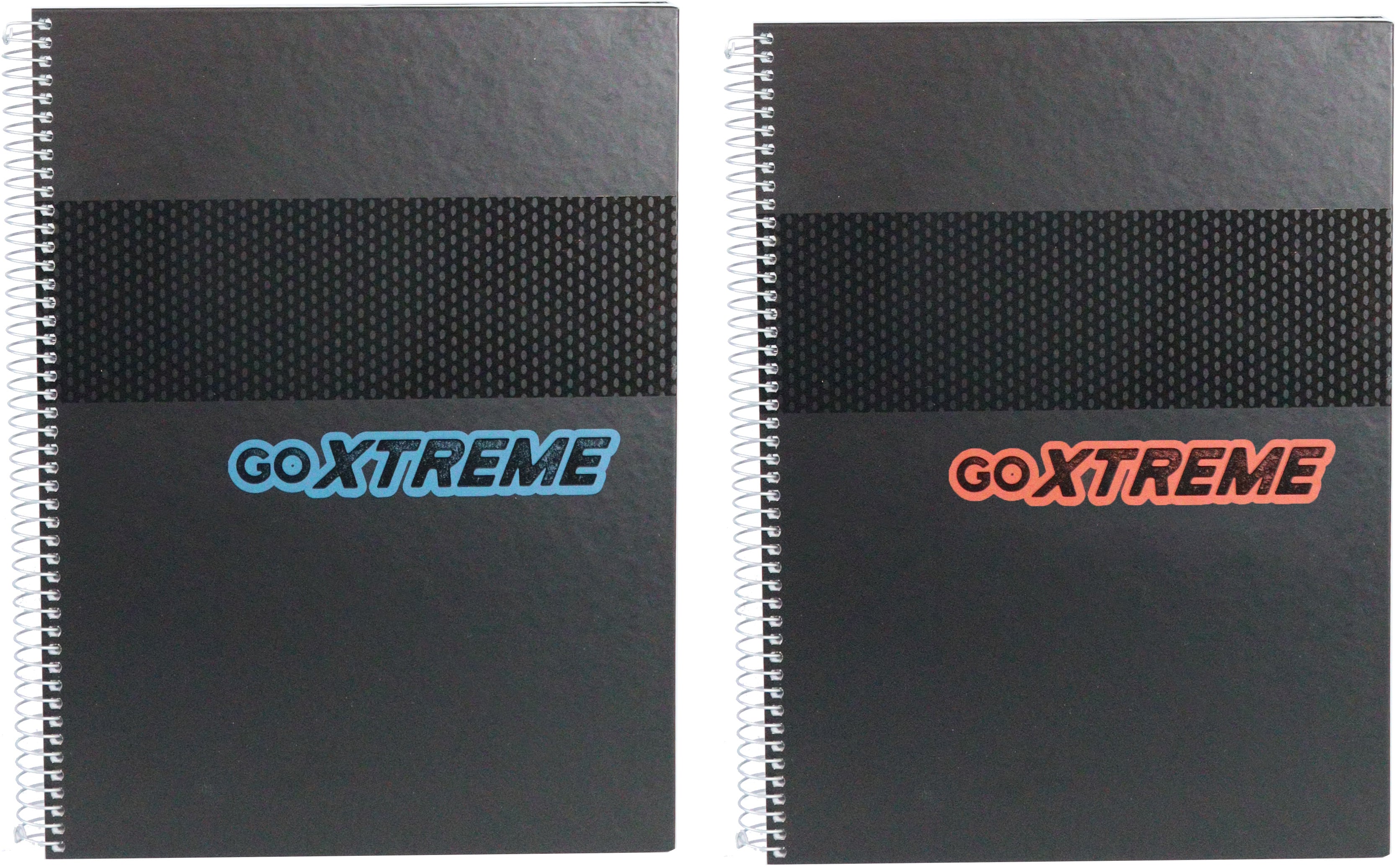 Ancor GoXtreme Spiralbuch – A4 – kariert 5 mm – 80 Blatt – 90 g/m² – Hardcover, Spot-UV, matt laminiert