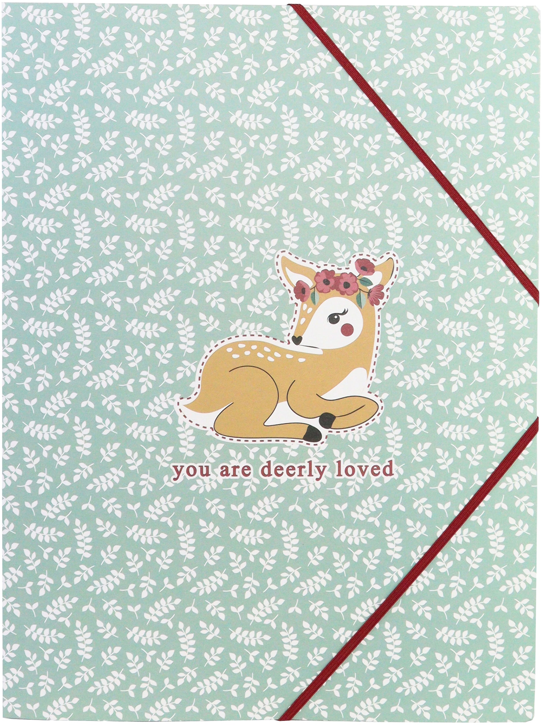 Ancor Gummibandmappe Sweet Friends A4+ – 3 Klappen, matt laminiert