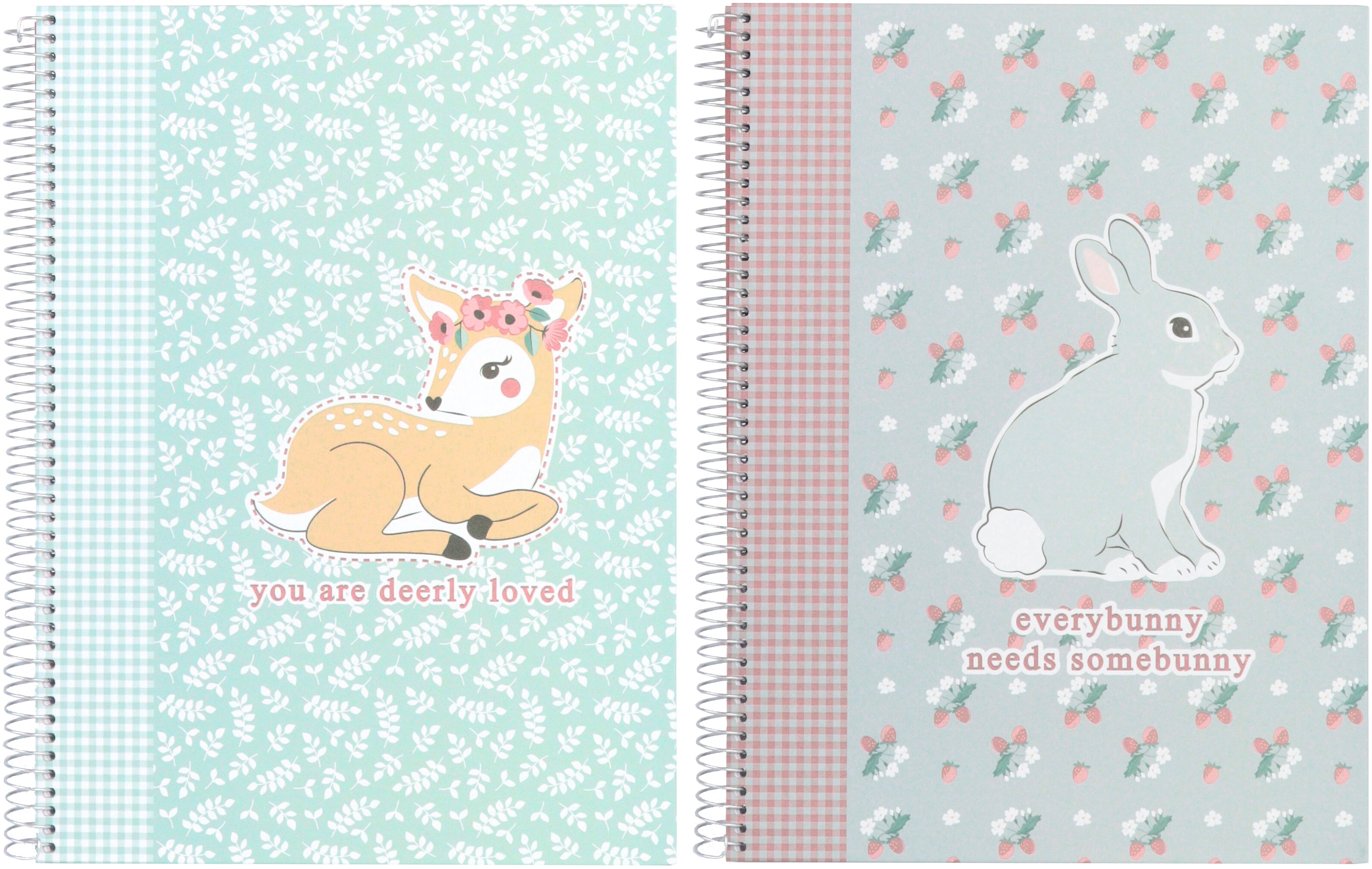 Ancor Sweet friends Spiralbuch – A4 – liniert – 80 Blatt – 90 g/m² – Hardcover, Spot-UV, Aufkleber