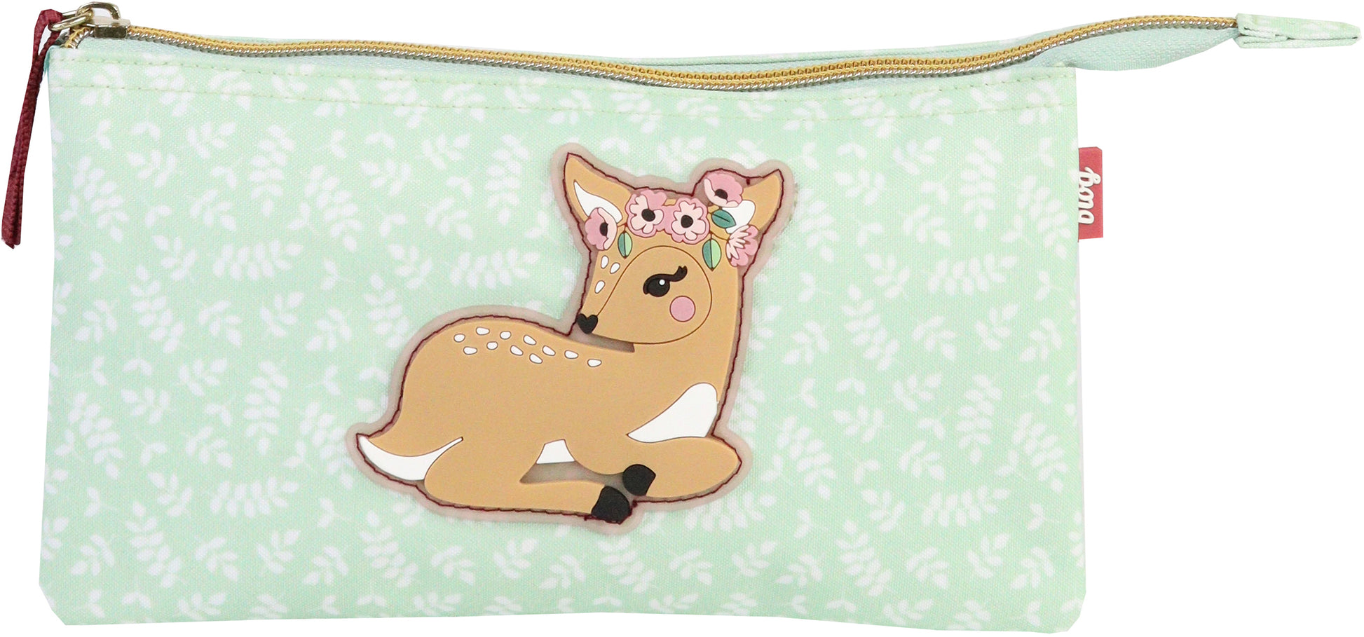 Ancor Sweet Friends – Schüleretui, 3 Klappen, Deer, Blau, 13 × 2 × 22,5 cm