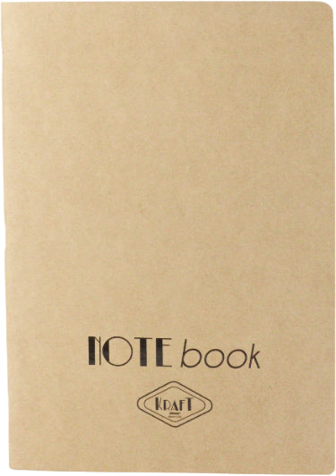 Ancor Notizheft – A5 – liniert – 48 Blatt – Kraft-Cover