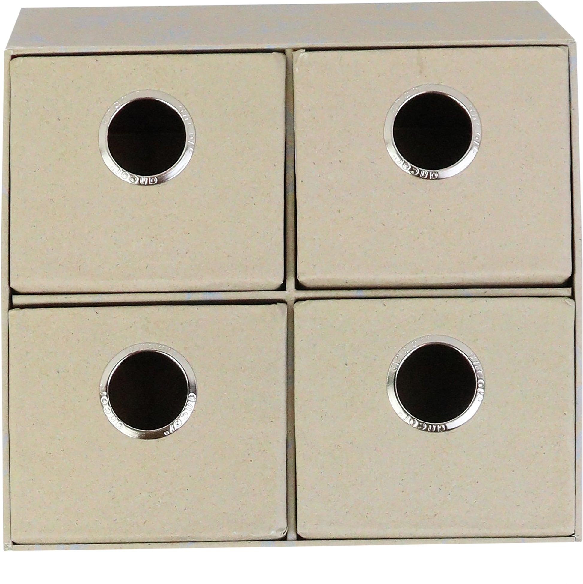 Ancor 116168 ECOLOGIQUE Schubladenelement – 4 Schubladen, B 155 × H 110 × T 175 mm