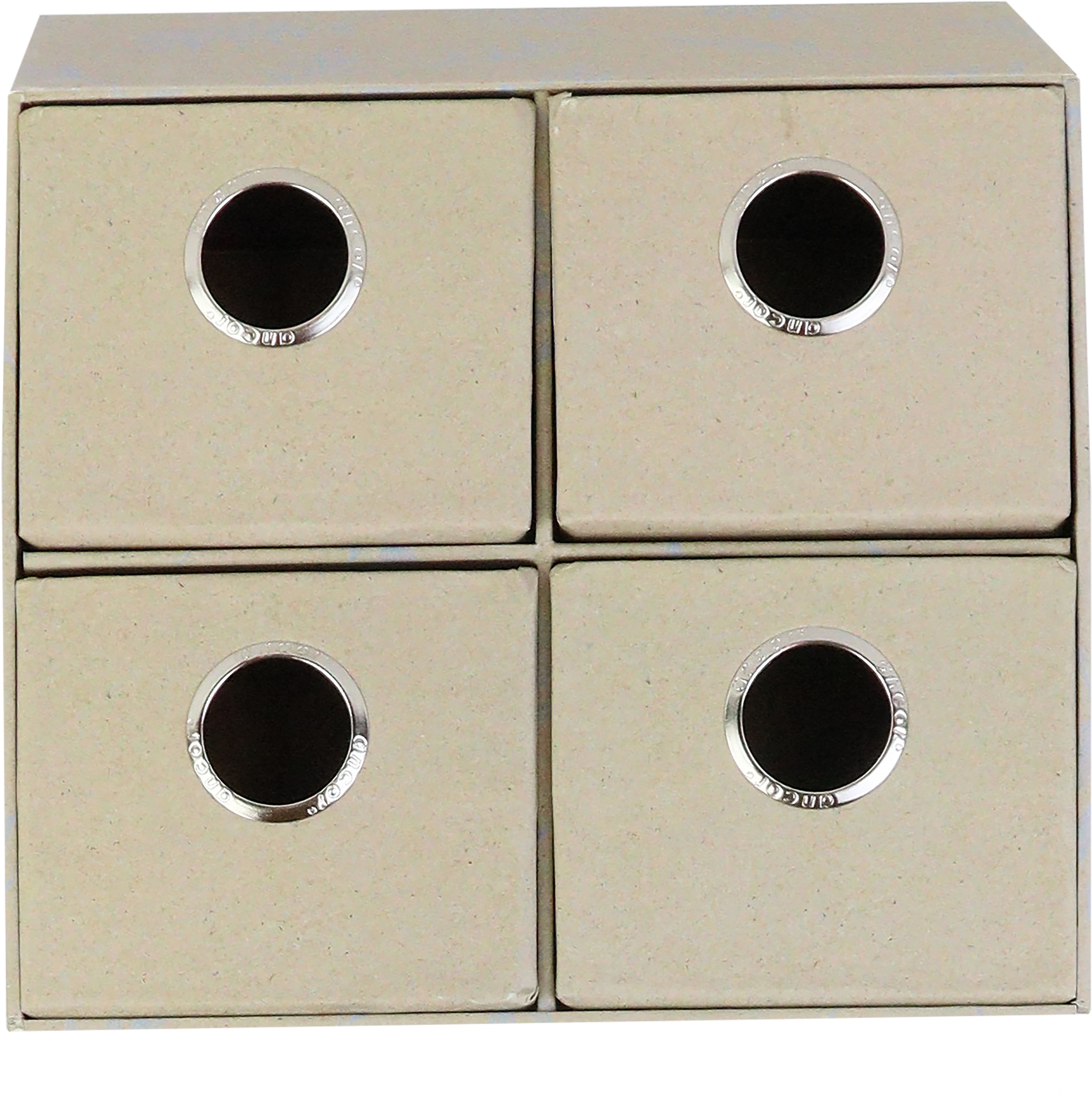 Ancor 116168 ECOLOGIQUE Schubladenelement – 4 Schubladen, B 155 × H 110 × T 175 mm