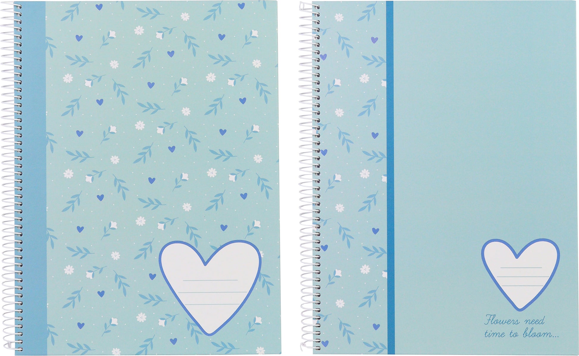 Ancor B'LOG Spiralbuch – A4 – kariert – 80 Blatt – Hardcover – blau