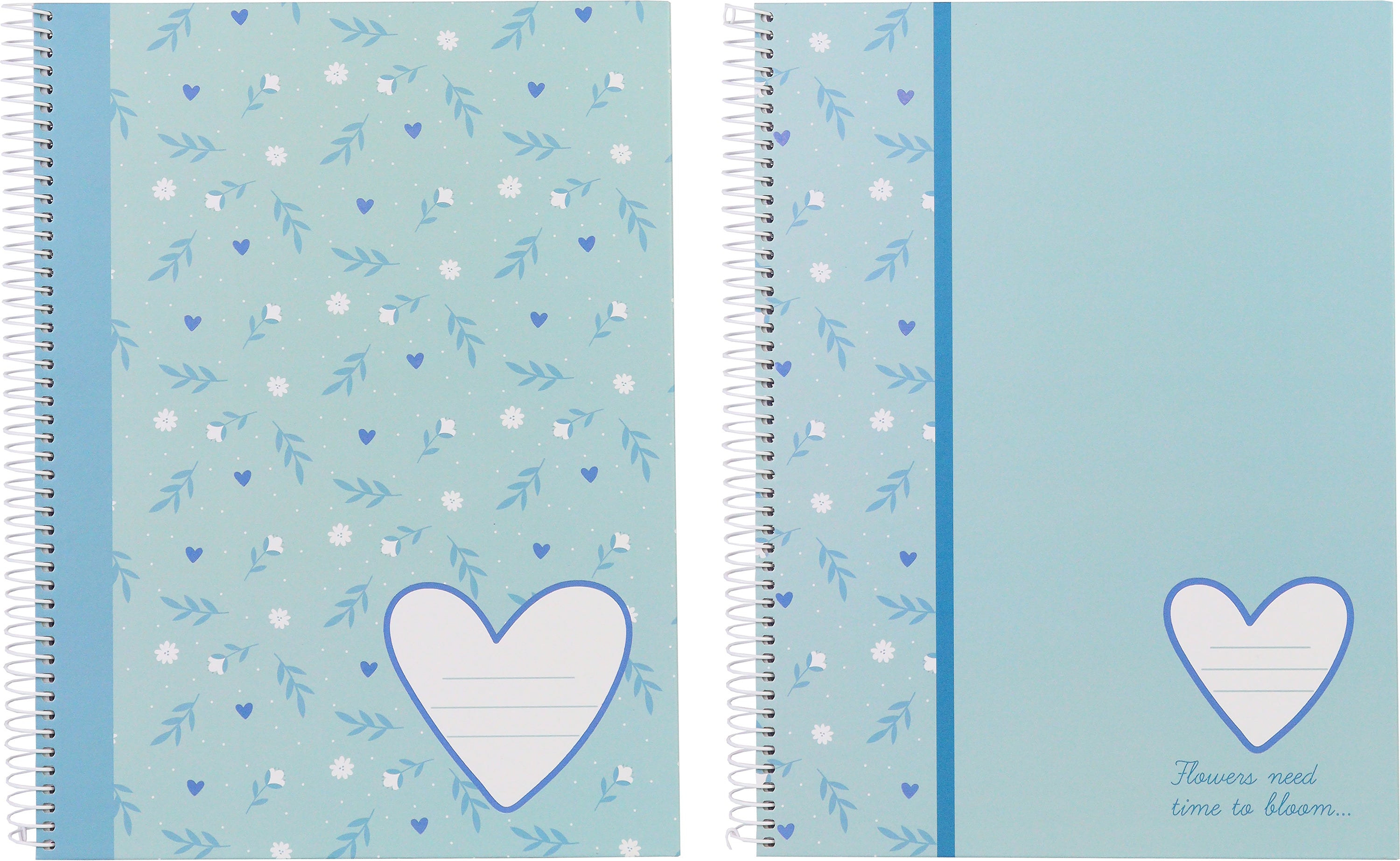 Ancor B'LOG Spiralbuch – A4 – kariert – 80 Blatt – Hardcover – blau