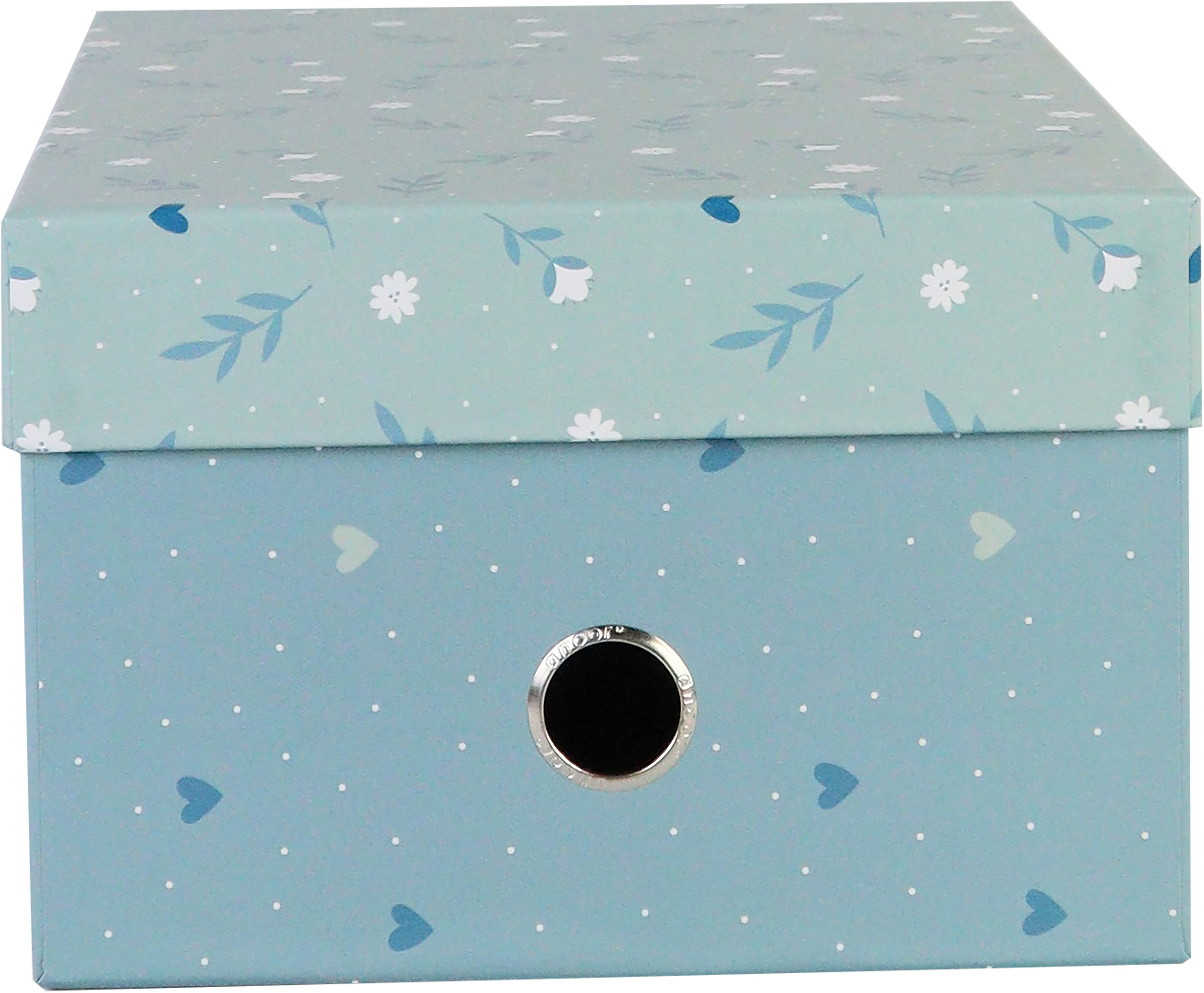 Ancor Multibox Medium 117905 Aufbewahrungsbox 9,3 l – blau – mit Innenfutter – 210 × 140 × 315 mm