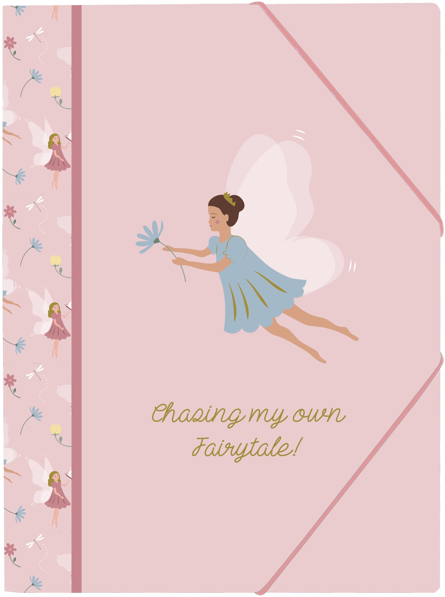Ancor Gummibandmappe B'Log Fairies Tale A4 – Karton, Fairies Tale